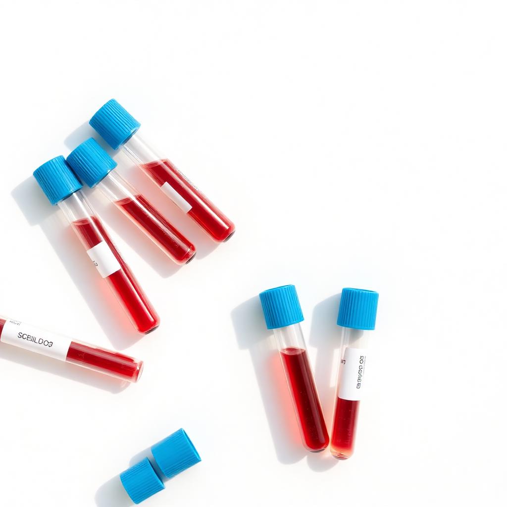 Blood test tubes